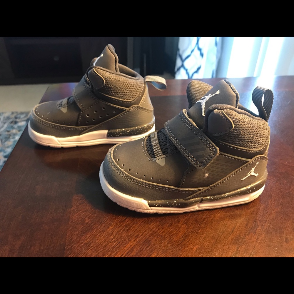 Toddler size 5 Grey Air Jordan’s